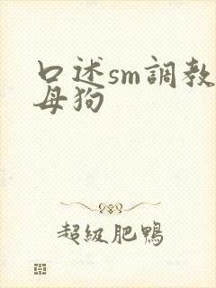 口述sm调教骚母狗
