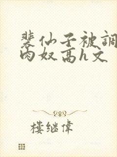 裴仙子被调教成肉奴高h文封面