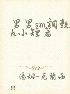 男男sm调教高h小短篇
