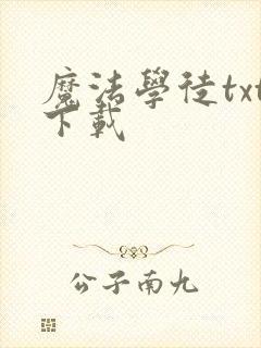 魔法学徒txt下载封面