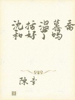 沈括温慕乔结局和好了吗