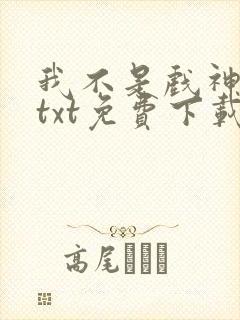 我不是戏神小说txt免费下载
