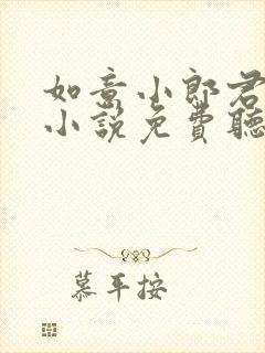 如意小郎君有声小说免费听书封面