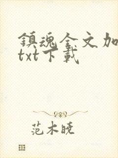 镇魂全文加番外txt下载