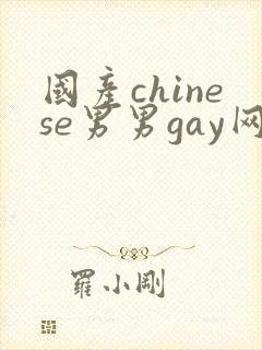 国产chinese男男gay网址