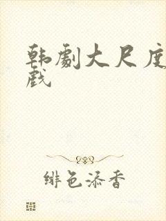 韩剧大尺度激情戏