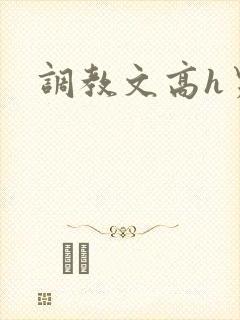 调教文高h男男