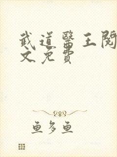 武道医王阅读全文免费