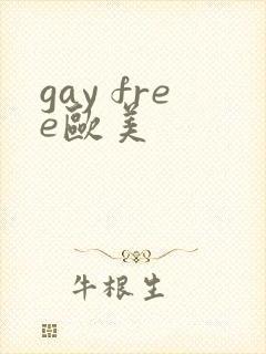 gay free欧美封面