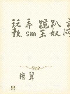 玩弄 跪趴 调教 sm主奴网站封面