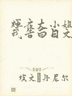 辉夜大小姐想让我告白日文
