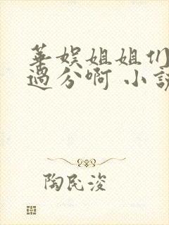 华娱姐姐们别太过分啊 小说 笔趣阁封面