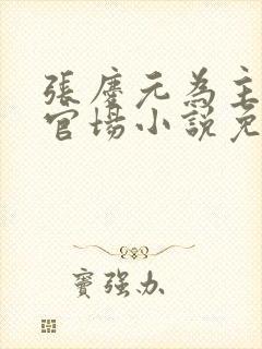 张庆元为主角的官场小说免费阅读