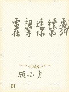 电视连续剧妈妈在等你第39集封面