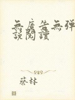 无广告无弹窗小说阅读