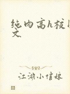 纯肉高h校园黄文