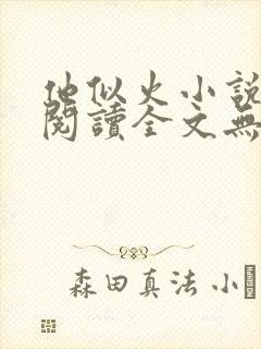 他似火小说免费阅读全文无弹窗