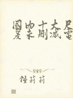 国内十大尺度做爰未删减电影