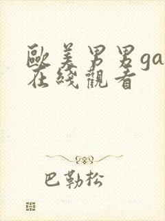 欧美男男gay在线观看