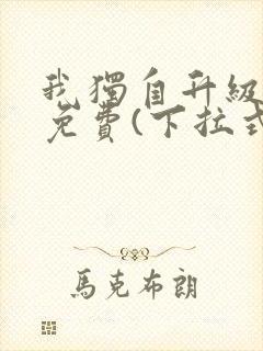 我独自升级漫画免费(下拉式)