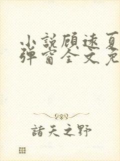 小说顾远夏婉无弹窗全文免费阅读封面