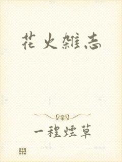 花火杂志封面