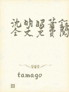 沈明昭萧钰小说全文免费阅读