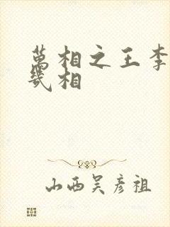 万相之王李洛有几相封面