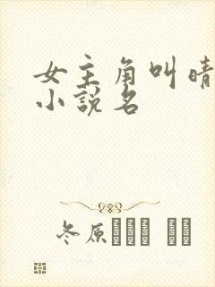 女主角叫晴晴的小说名
