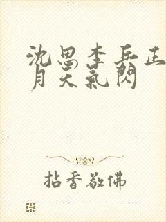 沈思李兵正值十月天气闪封面
