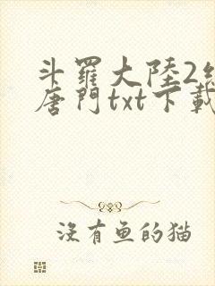 斗罗大陆2绝世唐门txt下载