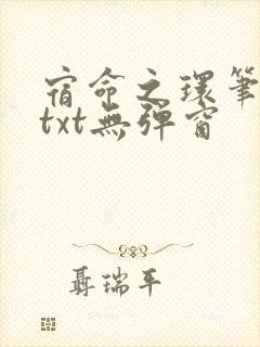宿命之环笔趣阁txt无弹窗