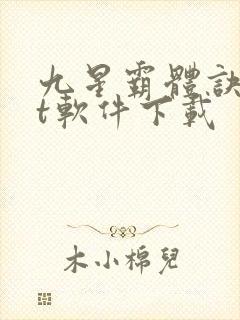 九星霸体诀txt软件下载