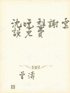 沈晚梨谢云迟小说免费