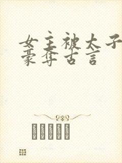 女主被太子强取豪夺古言