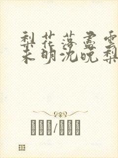梨花落尽云散夜未明沈晚梨谢云迟小说封面
