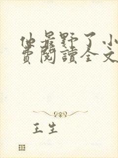 他最野了小说免费阅读全文
