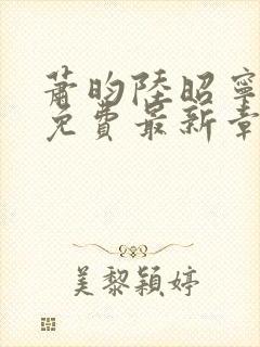萧昀陆昭宁全文免费最新章节阅读封面