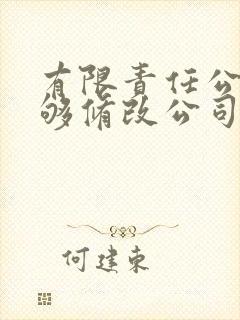 有限责任公司能够修改公司章程的是