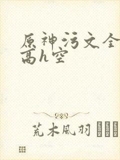 原神污文全文肉高h空