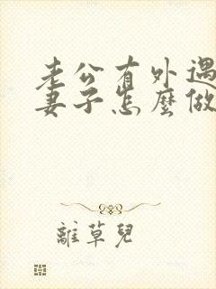 老公有外遇聪明妻子怎么做吗