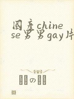 国产chinese男男gay片