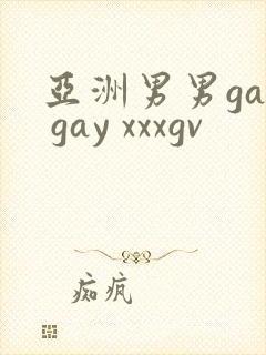 亚洲男男gay gay xxxgv