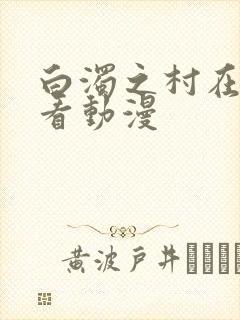白浊之村在线观看动漫封面