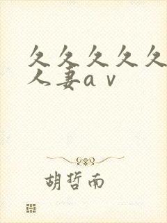 久久久久久精品人妻aⅴ