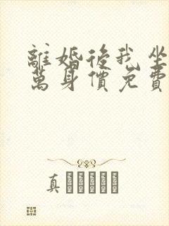 离婚后我坐拥亿万身价免费阅读