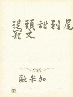 从头甜到尾的超宠文
