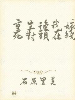 重生后我嫁给了死对头在线看