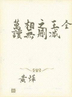 万相之王全文阅读无删减封面