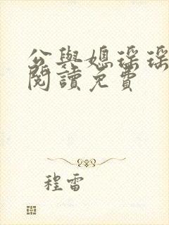 公与媳瑶瑶小说阅读免费封面